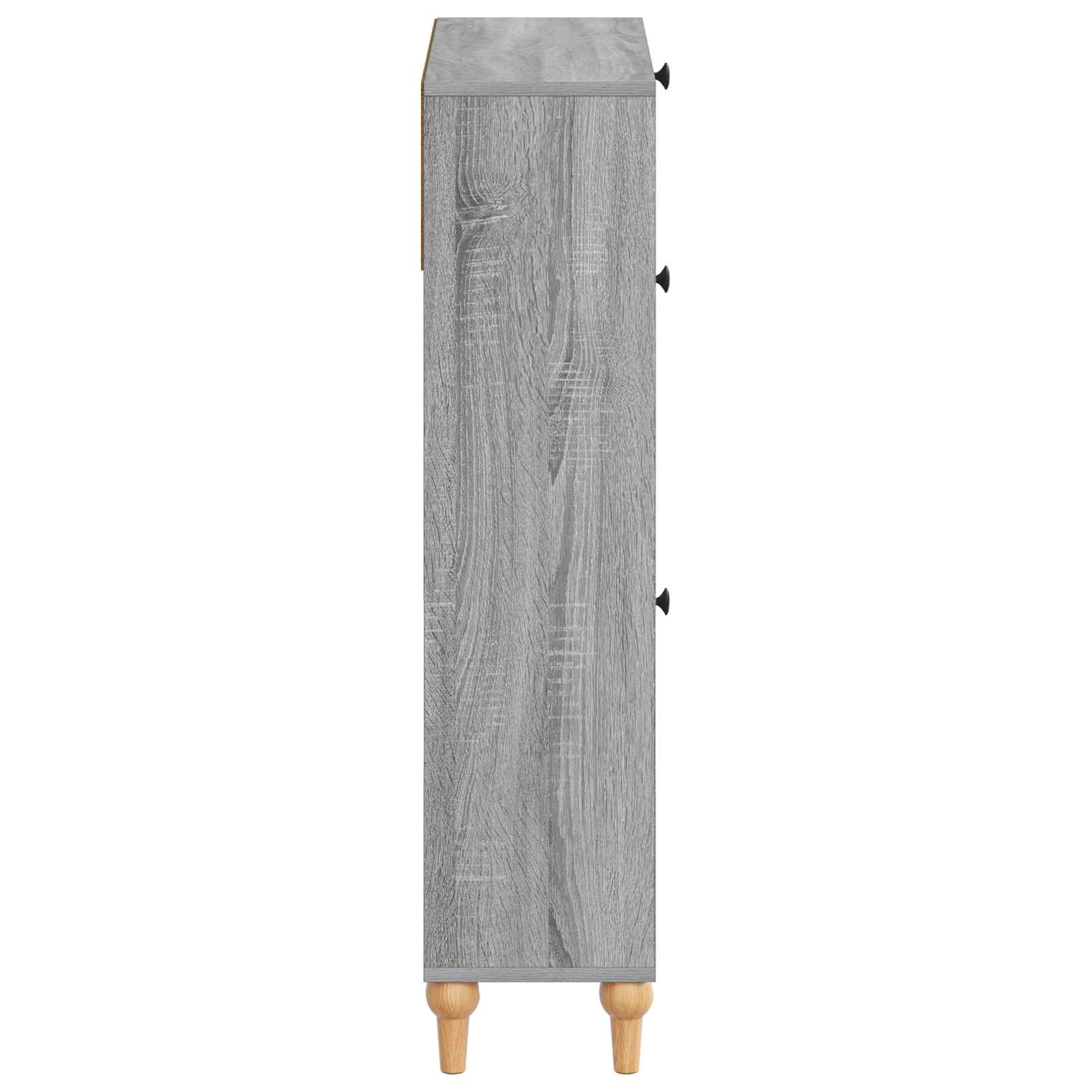 vidaXL Shoe Cabinet ALKMAAR 78 x 24 x 103 cm Engineered Wood 5