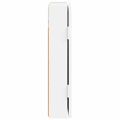 vidaXL Dartboard Cabinet ALKMAAR White 52.5 x 10.5 x 53.5 cm 5