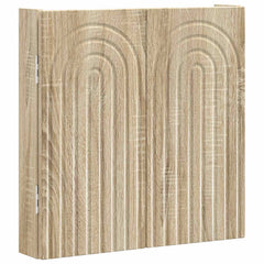 vidaXL Dartboard Cabinet ALKMAAR Sonoma Oak 52.5 x 10.5 x 53.5 cm 4