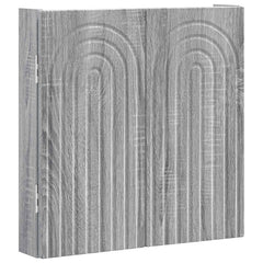 vidaXL Dartboard Cabinet ALKMAAR Grey Sonoma 52.5 x 10.5 x 53.5 cm 4