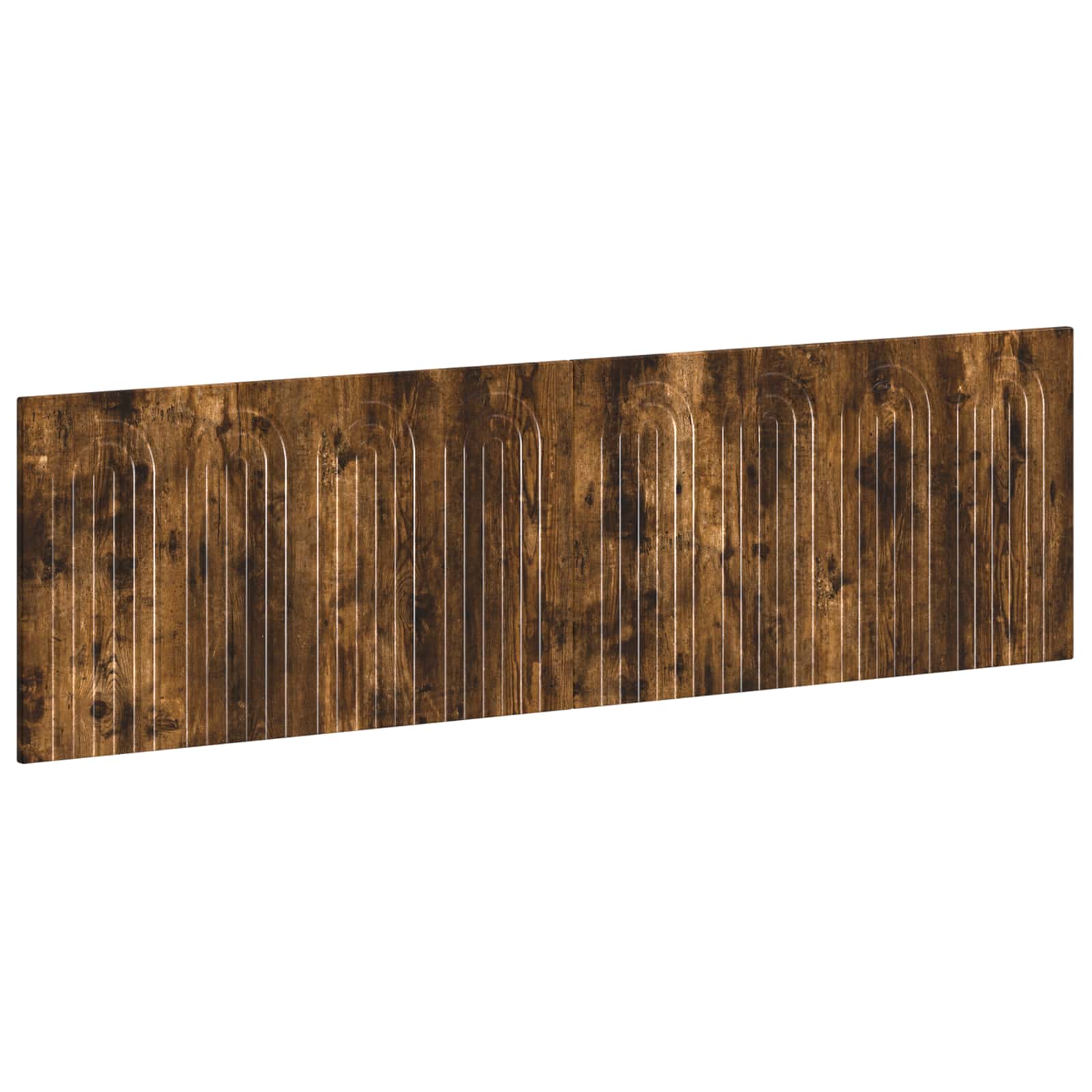 vidaXL Wall-Mounted Headboard ALKMAAR Smoked Oak Engineered Wood 2