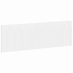 vidaXL Wall-Mounted Headboard ALKMAAR White Engineered Wood 2