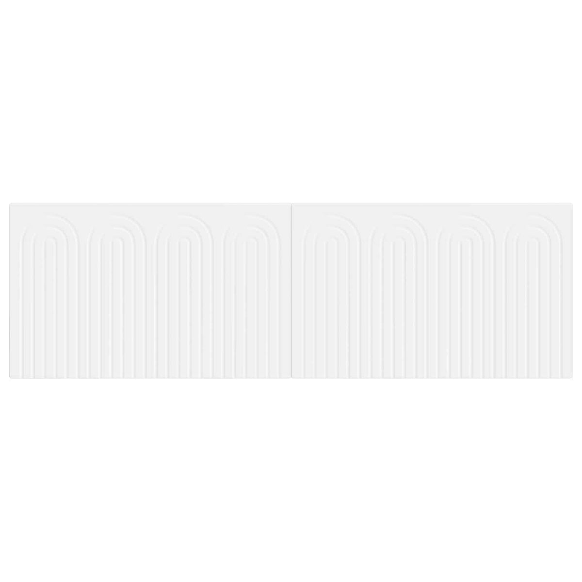 Wall-Mounted Headboard ALKMAAR Engineered Wood Width 160 cm White