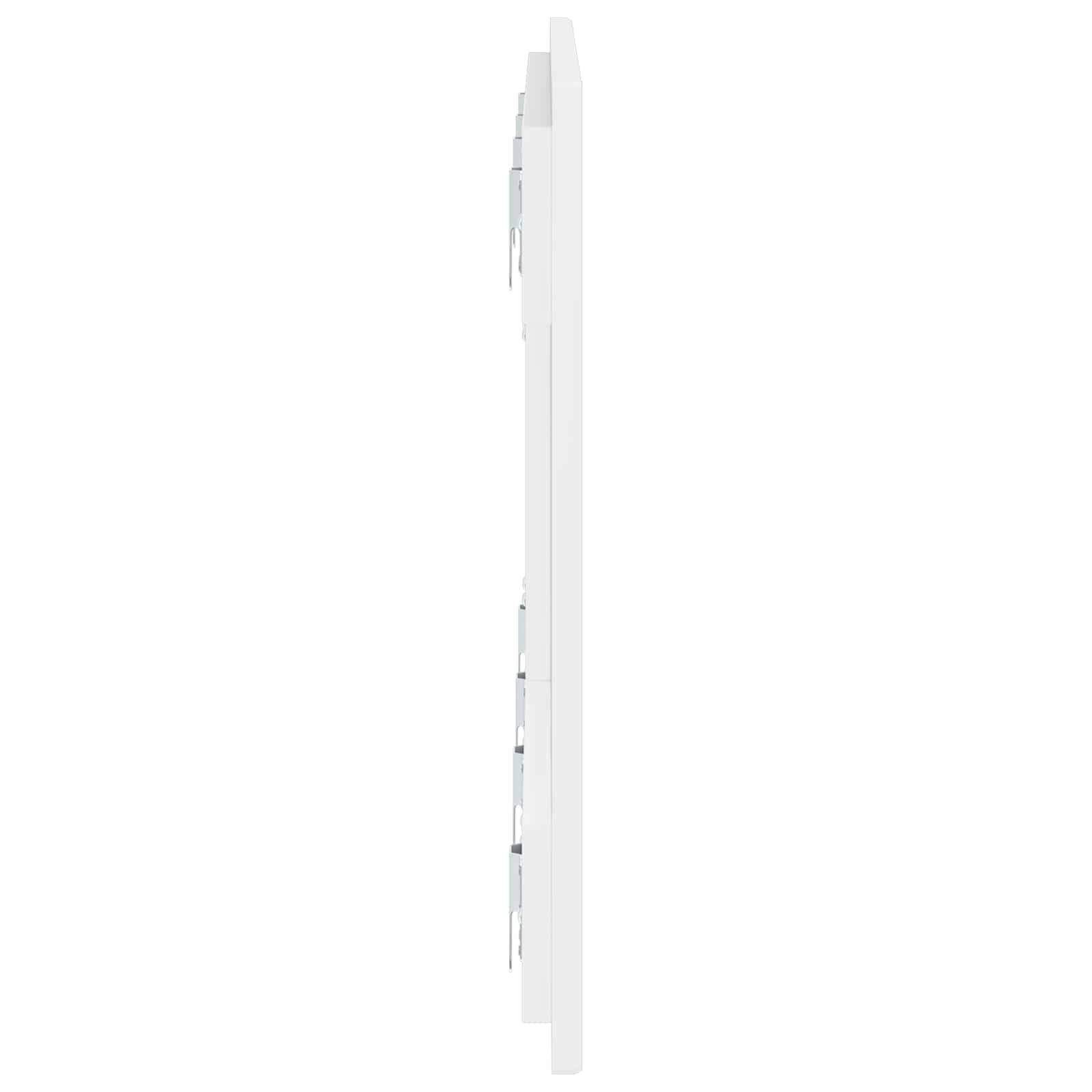 vidaXL Wall-Mounted Headboard ALKMAAR White Engineered Wood 4