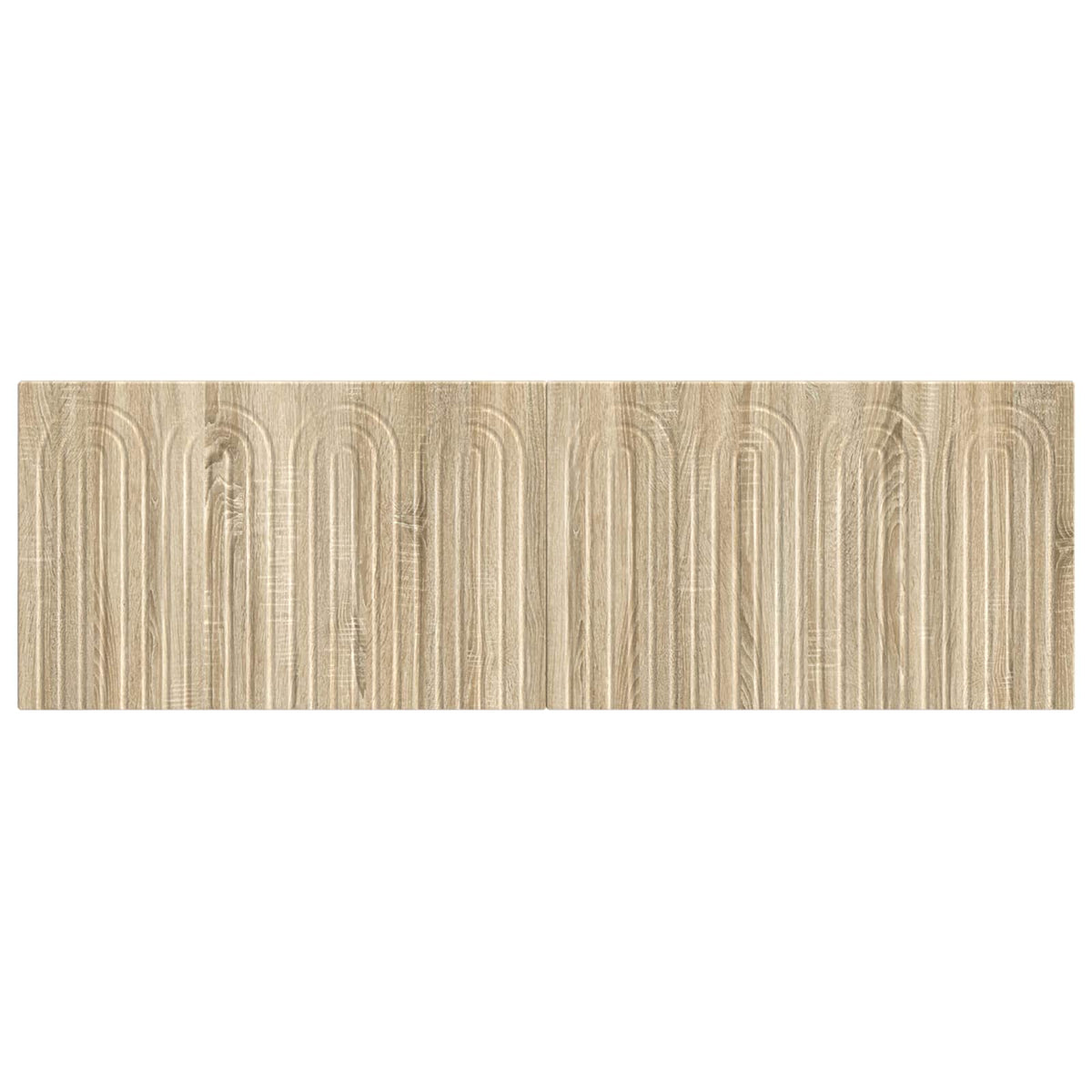 Wall-Mounted Headboard ALKMAAR Engineered Wood Width 160 cm Sonoma oak