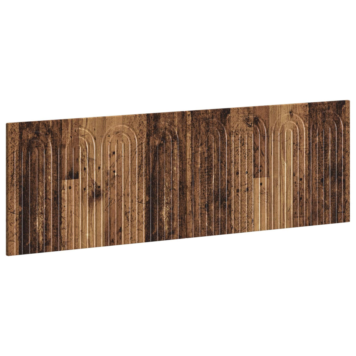 Wall-Mounted Headboard ALKMAAR Engineered Wood Width 160 cm Old wood
