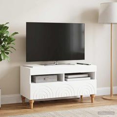 LED TV Cabinet ALKMAAR 81 x 35 x 43 cm White