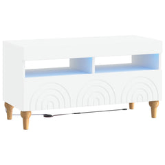 LED TV Cabinet ALKMAAR 81 x 35 x 43 cm White