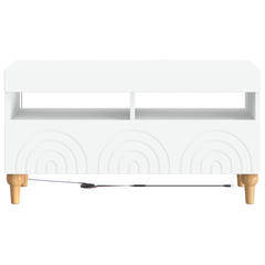 LED TV Cabinet ALKMAAR 81 x 35 x 43 cm White
