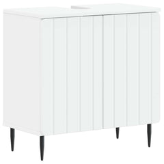 vidaXL Bathroom Sink Cabinet ZWOLLE White 59.5 x 31.5x 59 cm 2