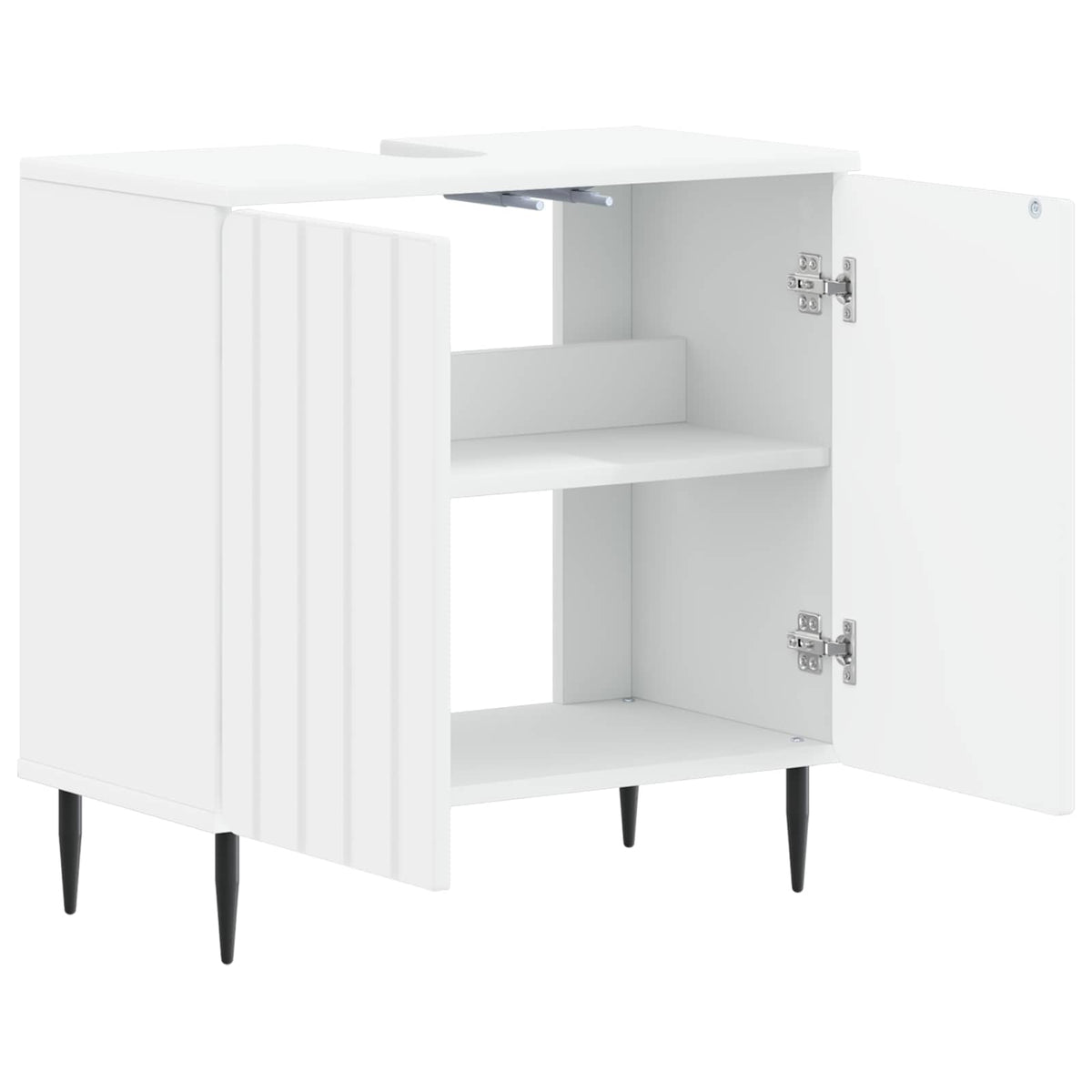 Bathroom Sink Cabinet ZWOLLE 59.5 x 31.5x 59 cm White