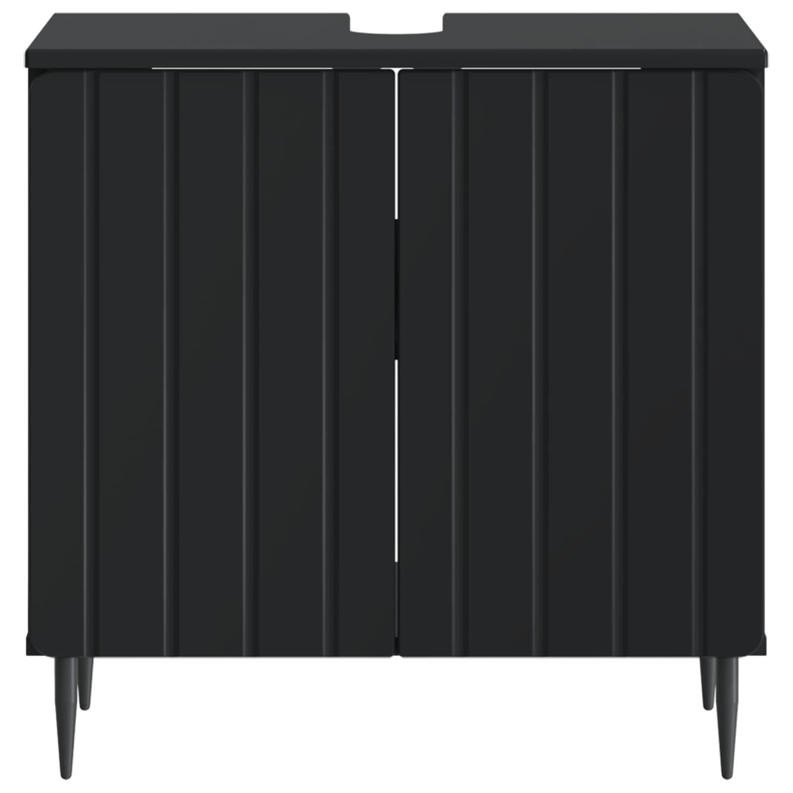 vidaXL Bathroom Sink Cabinet ZWOLLE Black 59.5 x 31.5x 59 cm 4