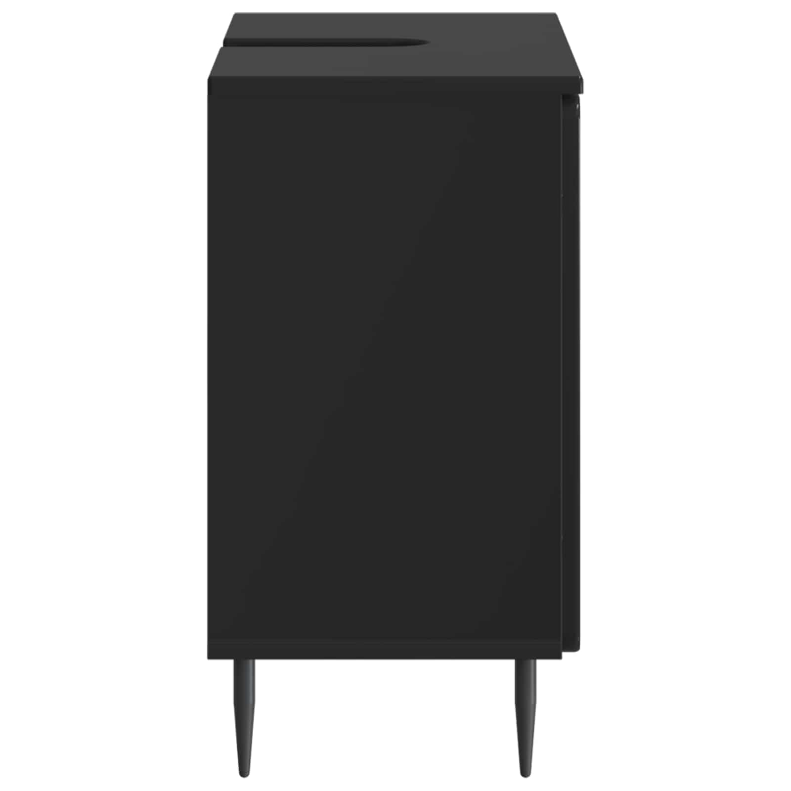 vidaXL Bathroom Sink Cabinet ZWOLLE Black 59.5 x 31.5x 59 cm 5