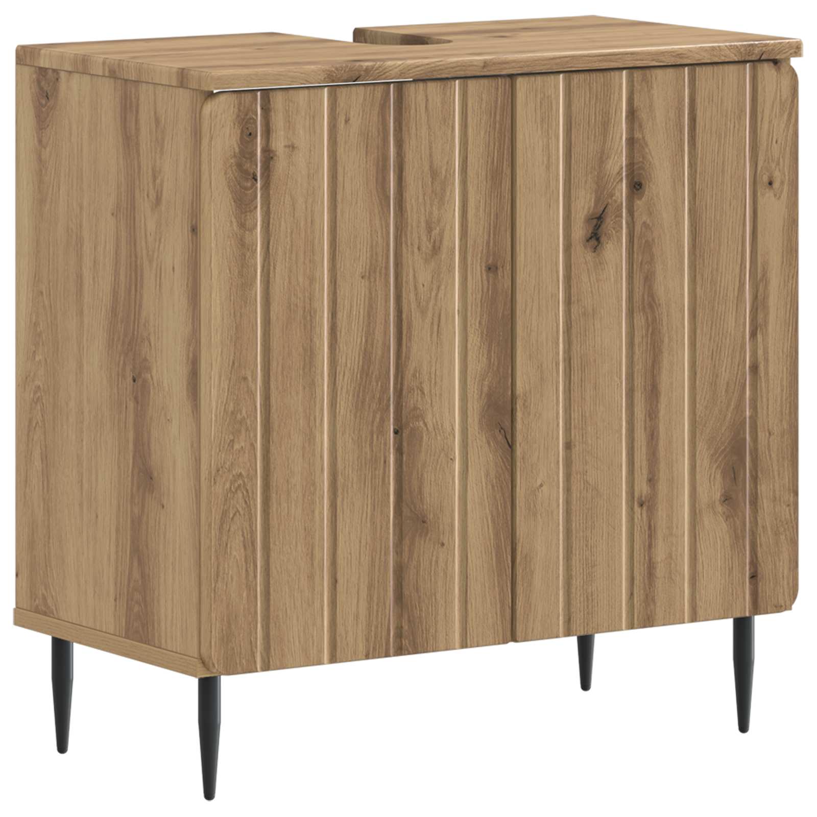 vidaXL Bathroom Sink Cabinet ZWOLLE Artisan Oak 59.5 x 31.5x 59 cm 2