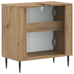 vidaXL Bathroom Sink Cabinet ZWOLLE Artisan Oak 59.5 x 31.5x 59 cm 6