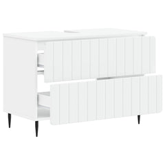 Bathroom Sink Cabinet ZWOLLE 82 x 41x 58.5 cm White