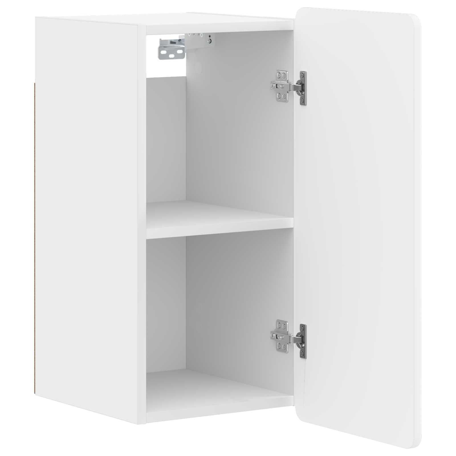vidaXL Bathroom Wall Cabinet ZWOLLE White 30 x 31 x 63 cm 3
