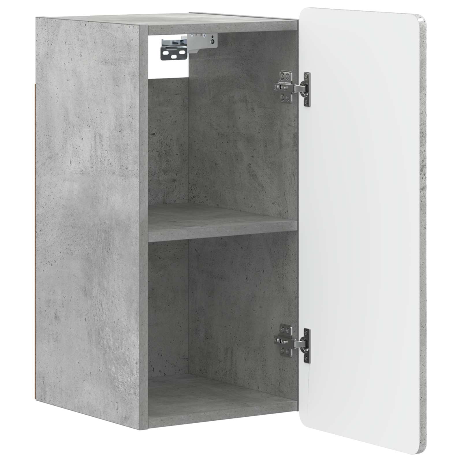 vidaXL Bathroom Wall Cabinet ZWOLLE Concrete Grey 30 x 31 x 63 cm 3