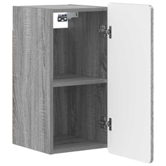 vidaXL Bathroom Wall Cabinet ZWOLLE Grey Sonoma 30 x 31 x 63 cm 3