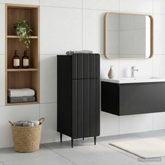 Bathroom Storage Cainet ZWOLLE 30 x 31 x 79.5 cm Black