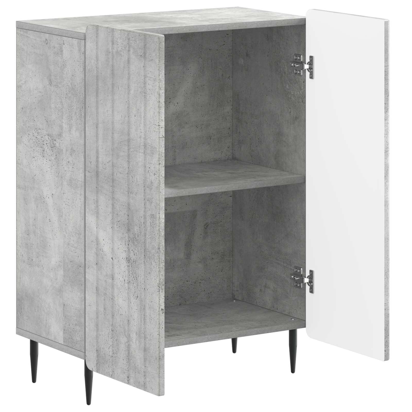 vidaXL Bathroom Storage Cainet ZWOLLE Concrete Grey 3