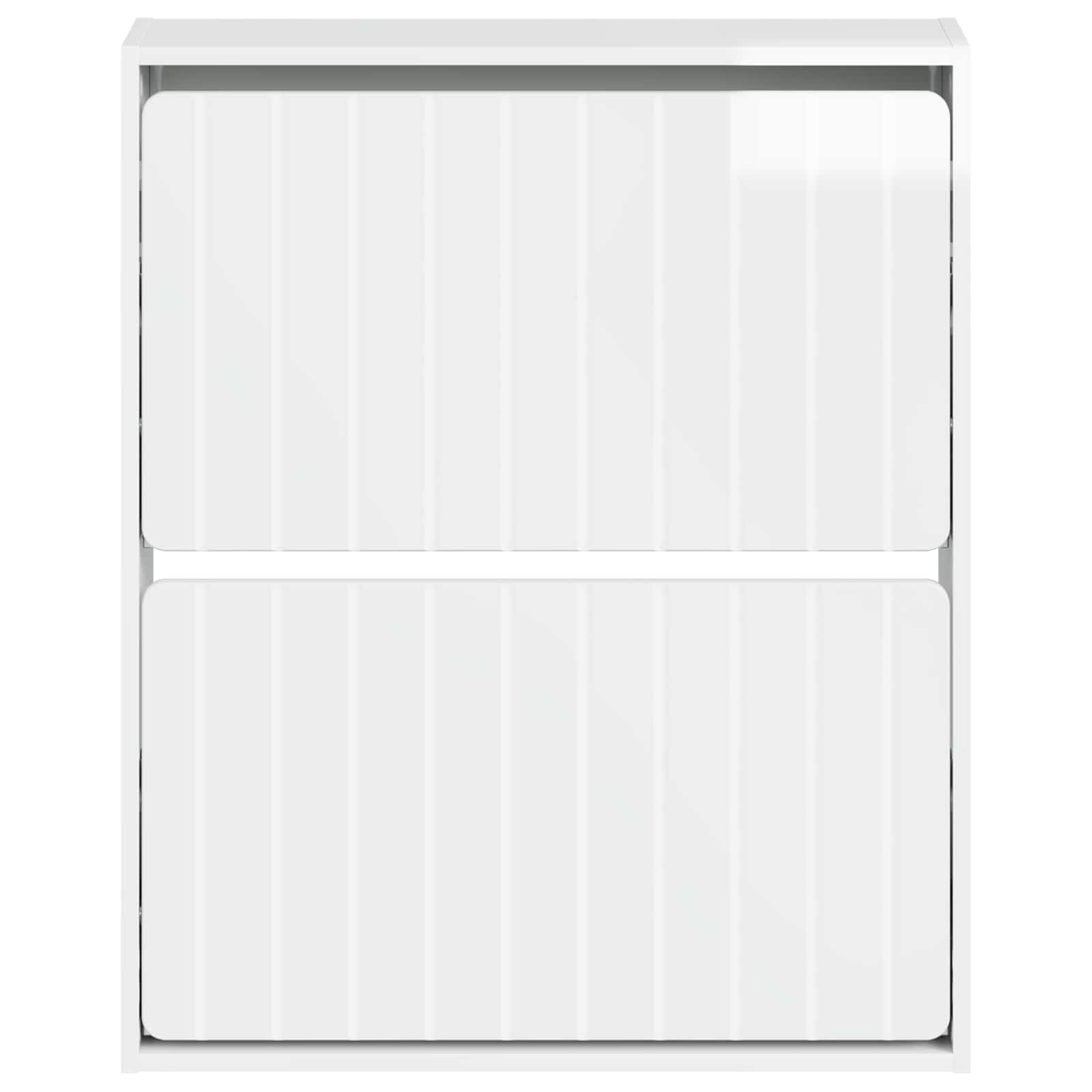 vidaXL Wall-Mounted Shoe Cabinet ZWOLLE 71 x 17 x 86 cm 4