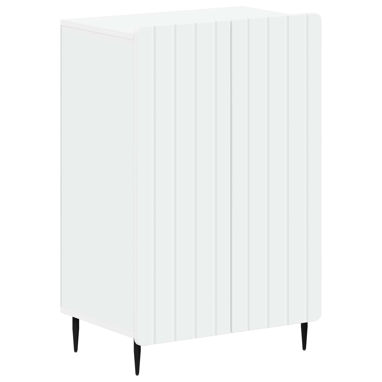 vidaXL Shoe Cabinet ZWOLLE 59.5 x 39.5 x 91.5 cm Engineered Wood White 2