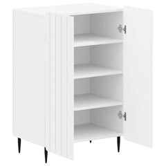 vidaXL Shoe Cabinet ZWOLLE 59.5 x 39.5 x 91.5 cm Engineered Wood White 3