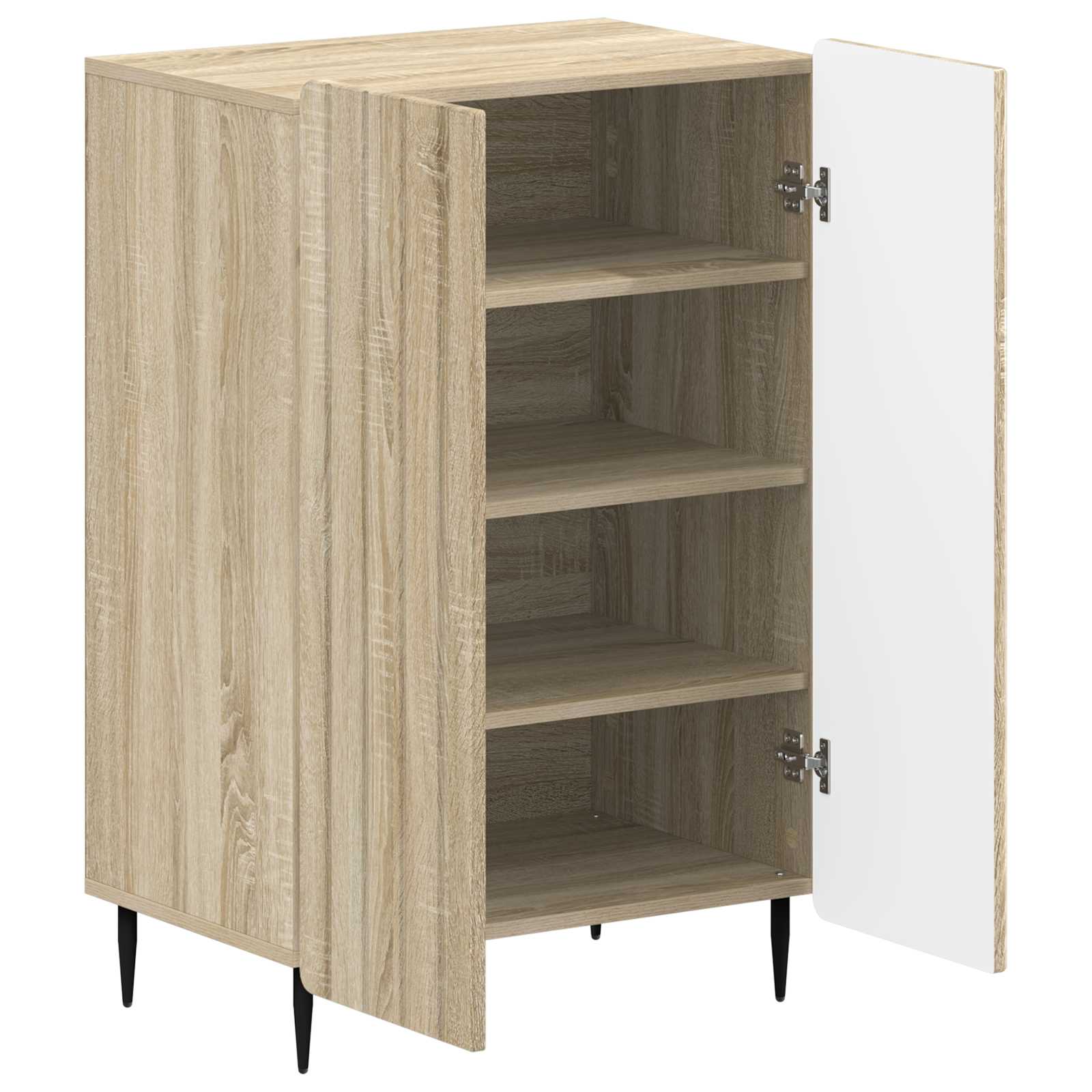 vidaXL Shoe Cabinet ZWOLLE 59.5 x 39.5 x 91.5 cm Engineered Wood 3