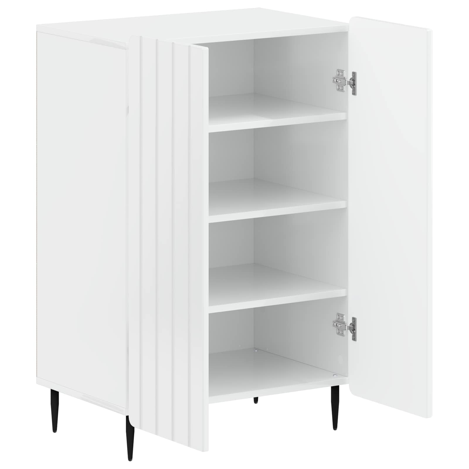 vidaXL Shoe Cabinet ZWOLLE 59.5 x 39.5 x 91.5 cm Engineered Wood 3
