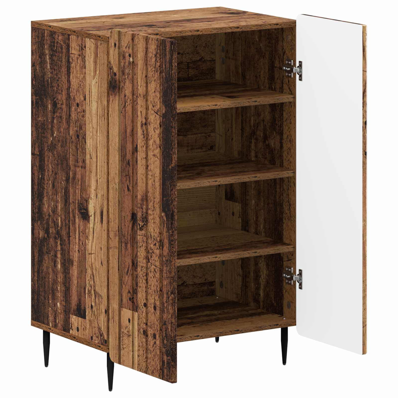 vidaXL Shoe Cabinet ZWOLLE 59.5 x 39.5 x 91.5 cm Engineered Wood 3