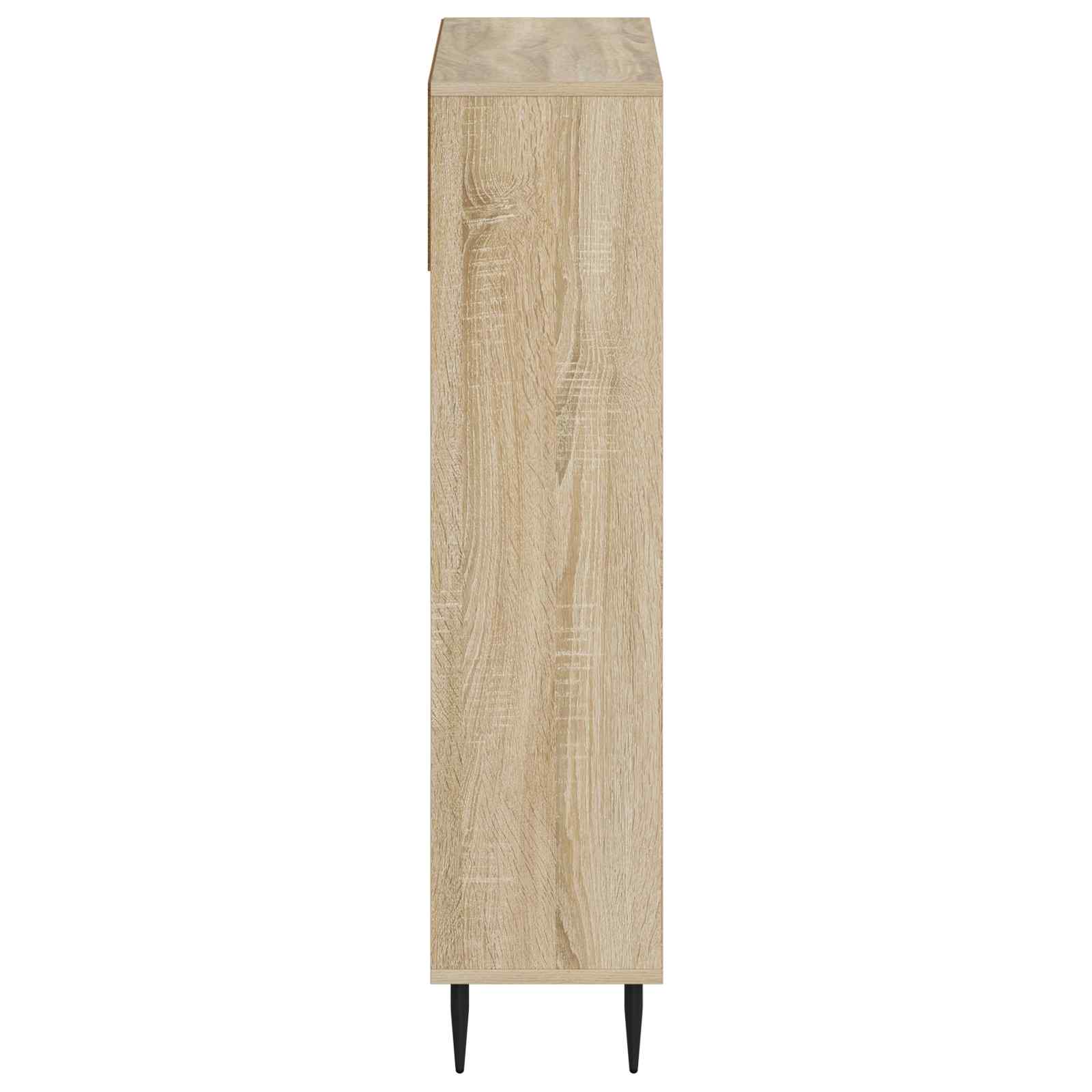 vidaXL Shoe Cabinet ZWOLLE 78 x 24 x 103 cm Engineered Wood Sonoma Oak 5