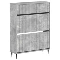 vidaXL Shoe Cabinet ZWOLLE 78 x 24 x 103 cm Engineered Wood 2