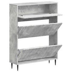 vidaXL Shoe Cabinet ZWOLLE 78 x 24 x 103 cm Engineered Wood 3
