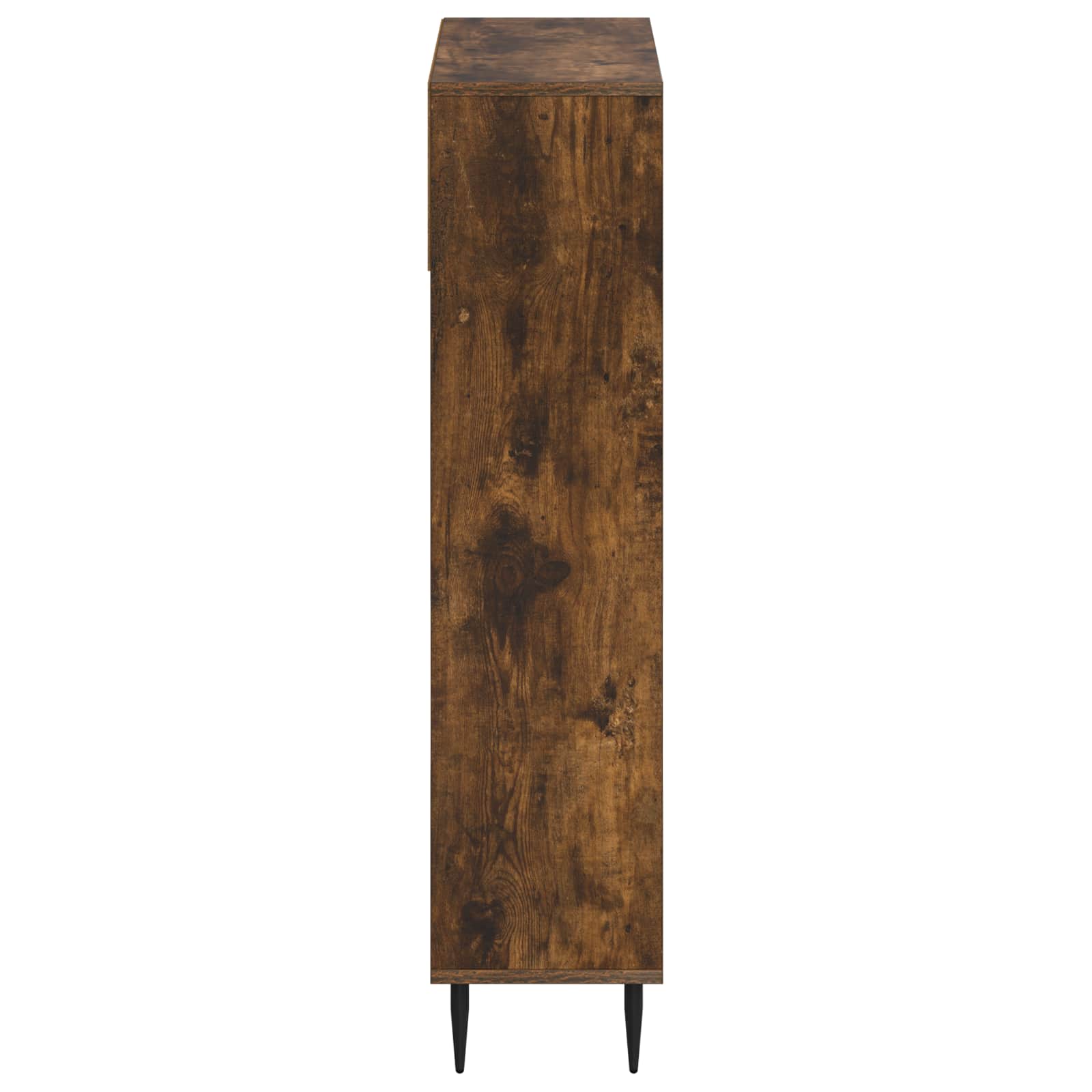 vidaXL Shoe Cabinet ZWOLLE 78 x 24 x 103 cm Engineered Wood Smoked Oak 5