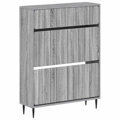 vidaXL Shoe Cabinet ZWOLLE 78 x 24 x 103 cm Engineered Wood 2