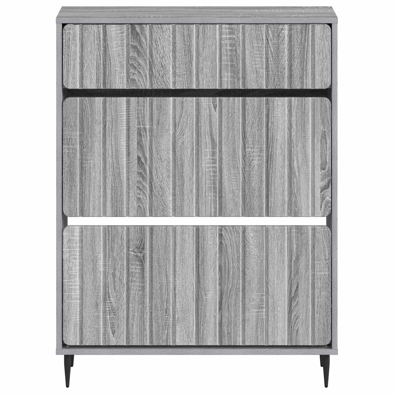 vidaXL Shoe Cabinet ZWOLLE 78 x 24 x 103 cm Engineered Wood 4