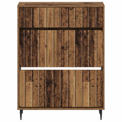 vidaXL Shoe Cabinet ZWOLLE 78 x 24 x 103 cm Engineered Wood Old Wood 4