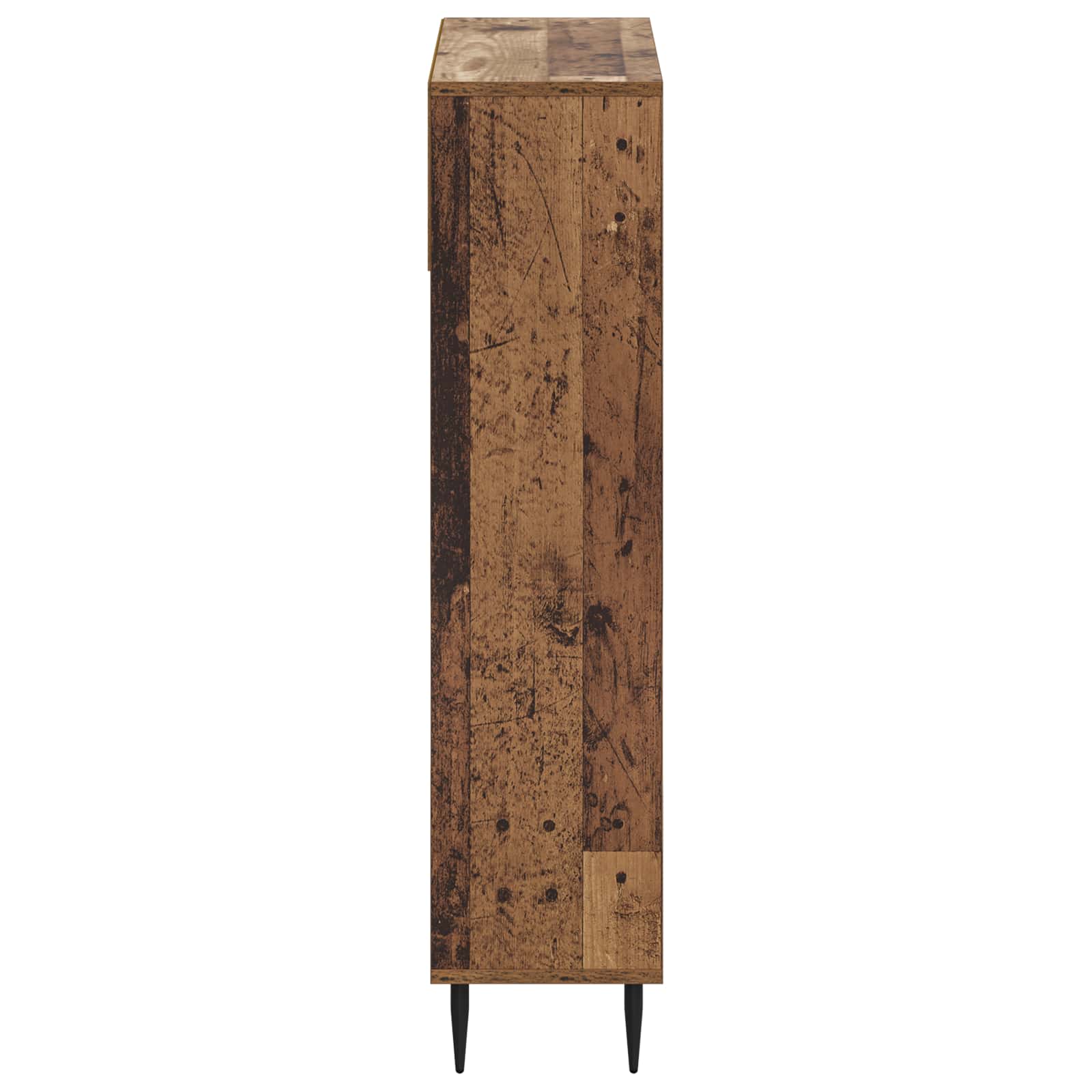 vidaXL Shoe Cabinet ZWOLLE 78 x 24 x 103 cm Engineered Wood Old Wood 5