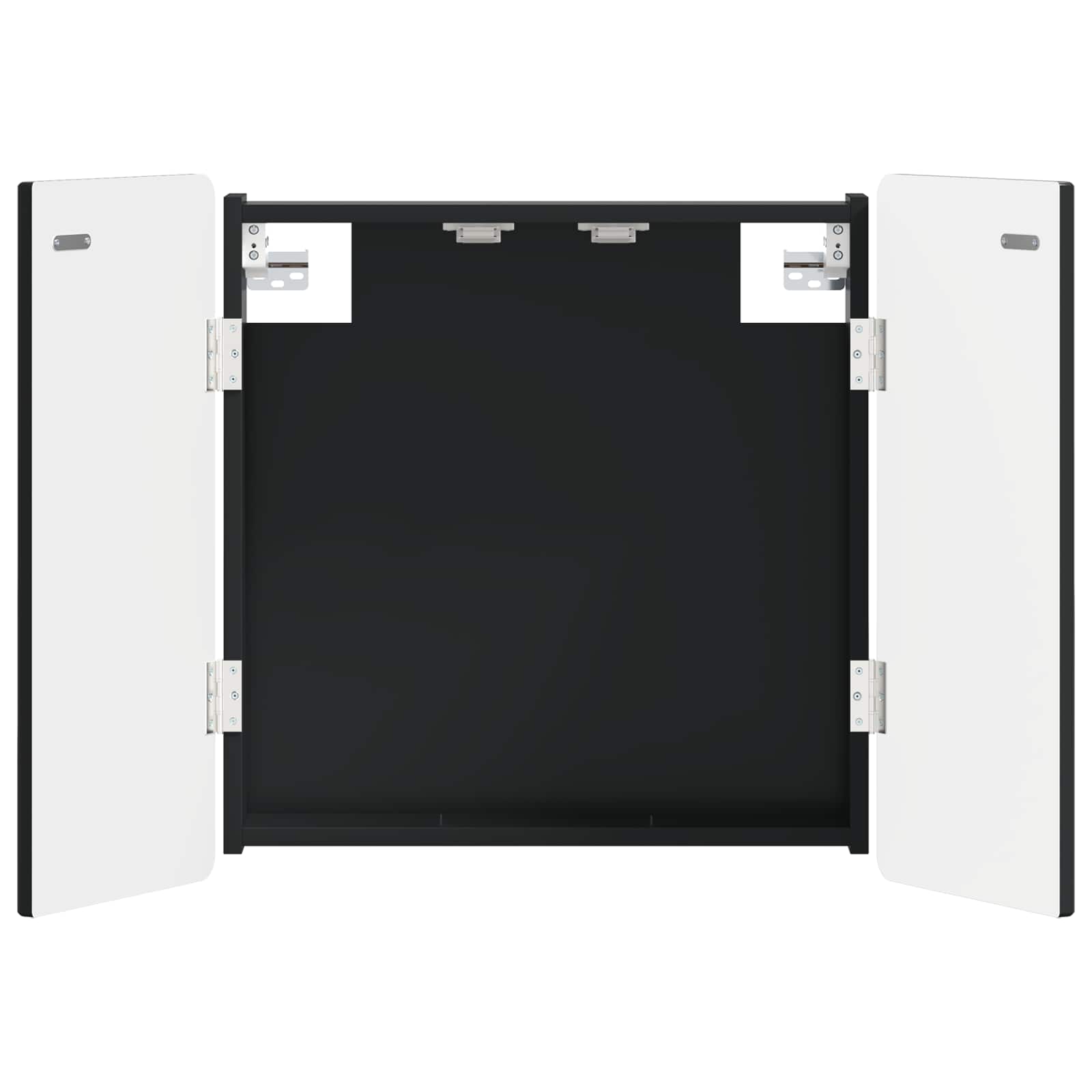 vidaXL Dartboard Cabinet ZWOLLE Black 52.5 x 10.5 x 57.5 cm 2
