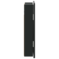 vidaXL Dartboard Cabinet ZWOLLE Black 52.5 x 10.5 x 57.5 cm 5