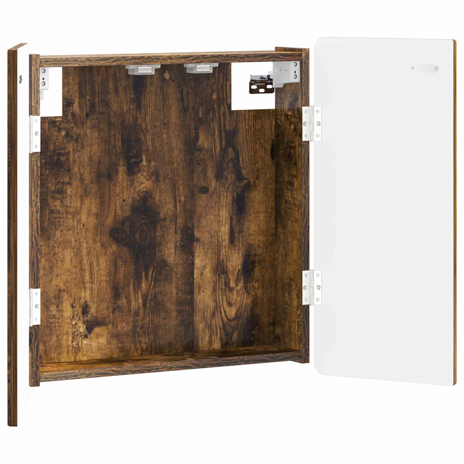 vidaXL Dartboard Cabinet ZWOLLE Smoked Oak 52.5 x 10.5 x 57.5 cm 3