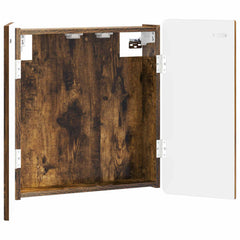 vidaXL Dartboard Cabinet ZWOLLE Smoked Oak 52.5 x 10.5 x 57.5 cm 3