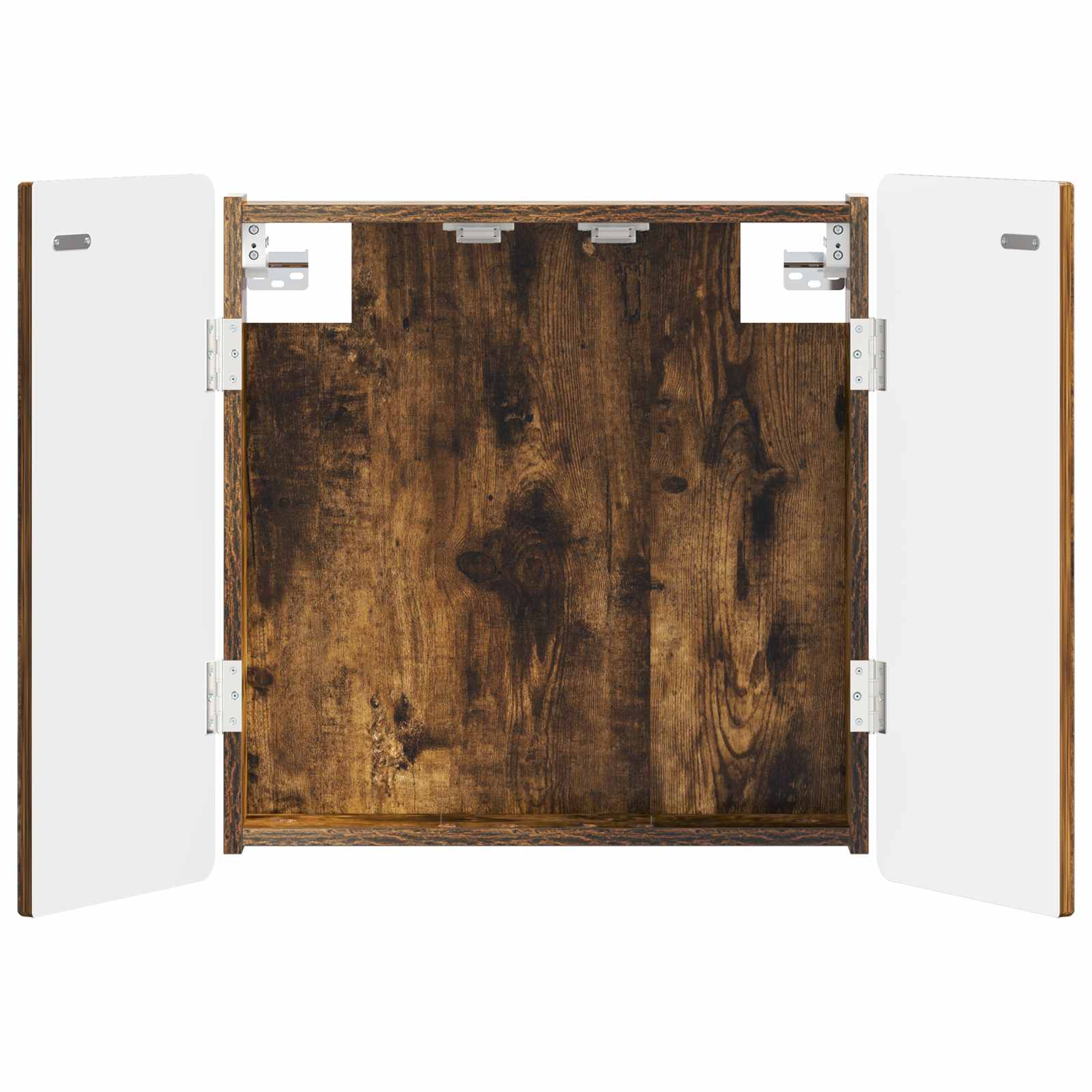 vidaXL Dartboard Cabinet ZWOLLE Smoked Oak 52.5 x 10.5 x 57.5 cm 2