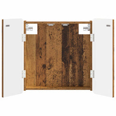vidaXL Dartboard Cabinet ZWOLLE Old Wood 52.5 x 10.5 x 57.5 cm 2