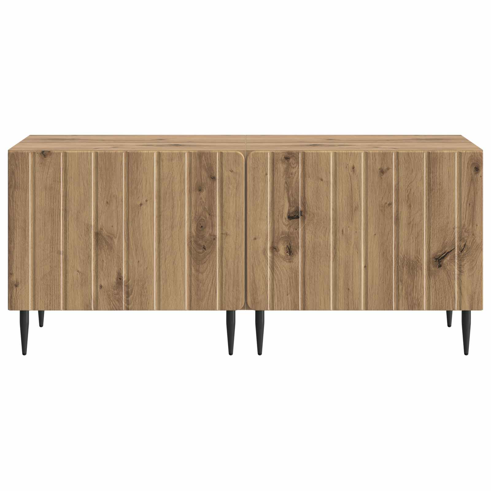 vidaXL TV Cabinet Artisan Oak Engineered Wood 6