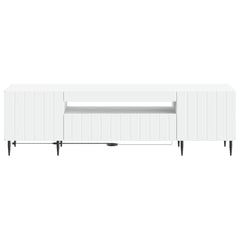 LED TV Cabinet ZWOLLE 153 x 35 x 43 cm White
