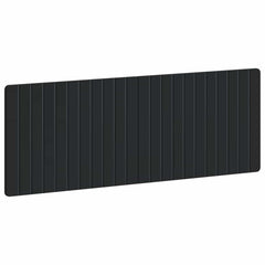 vidaXL Wall-Mounted Headboard ZWOLLE Black Engineered Wood 2