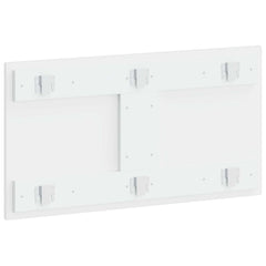 vidaXL Wall-Mounted Headboard ZWOLLE High Gloss White Engineered Wood 5