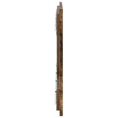 vidaXL Wall-Mounted Headboard ZWOLLE Smoked Oak Engineered Wood 4